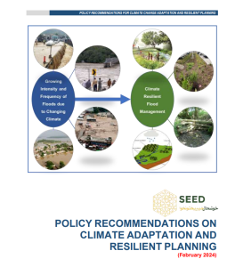 Policy Recommendations on Climate Adaptation and Resilient Planning